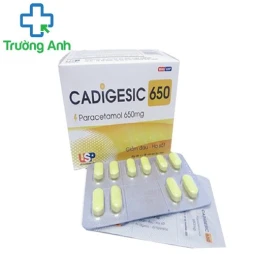 CADIGESIC 650 USP (viên vàng, vỉ) - Thuốc giảm đau hiệu quả