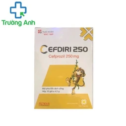 Cefdiri 250 - Thuốc điều trị nhiễm trùng hiệu quả của Medisun