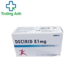 DECIRID 81mg USP - Thuốc giảm đau, hạ sốt của US Pharma USA