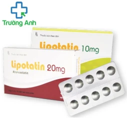 Lipotatin 20mg Mebiphar - Thuốc làm giảm cholesterol máu