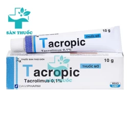 Thuốc mỡ Tacropic 0,1% - Thuốc điều trị viêm da dị ứng của Davipharm