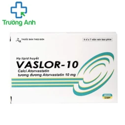 Vaslor 10 - Thuốc điều trị tăng cholesterol trong máu hiệu quả