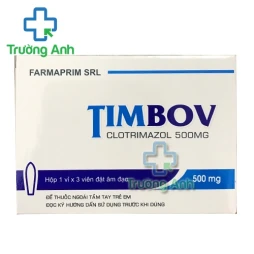 Timbov - Viên nén điều trị nhiễm khuẩn âm đạo hiệu quả