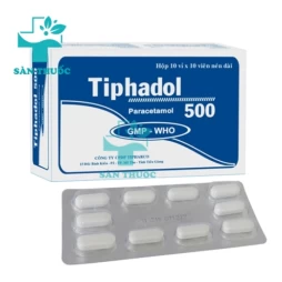 Tiphadol 500 Tipharco - Thuốc giảm đau, hạ sốt hiệu quả