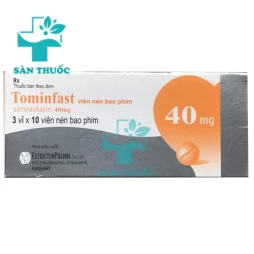 Tominfast 40mg - Thuốc điều trị tăng Cholesterol của Hungary