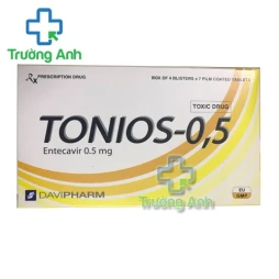 Tonios-0,5 Davipharm - Thuốc điều trị viêm gan B mãn tính