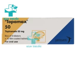 Topamax 50mg Cilag - Thuốc điều trị động kinh của Thụy Sĩ