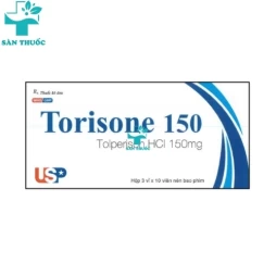 Torisone 150 - Tolperisone HCl 150mg US Pharma USA