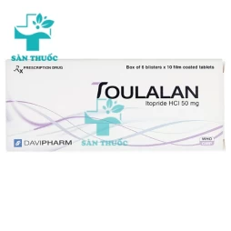Toulalan 50mg - Thuốc điều trị viêm dạ dày của Davipharm