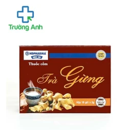 Trà gừng HD Pharma - Hỗ trợ điều trị cảm mạo, phong hàn