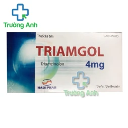 Triamgol 4mg Hadiphar - Thuốc kháng sinh trị viêm hiệu quả
