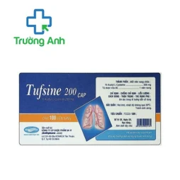 Tufsine 200 Savipharm - Thuốc tiêu nhầy đường hô hấp hiệu quả