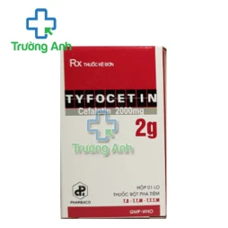 Tyfocetin 2g Pharbaco - Thuốc kháng sinh trị nhiễm khuẩn