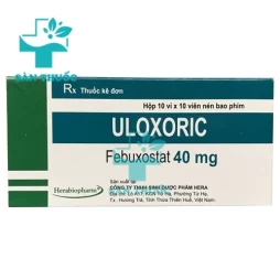 Uloxoric 40mg - Thuốc điều trị tăng axit uric máu của Hera