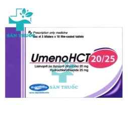 UmenoHCT 20/25 Savipharm - Thuốc điều trị tăng huyết áp hiệu quả