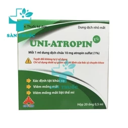 Uni-Atropin 10mg/ml CPC1HN - Thuốc trị viêm mống mắt hiệu quả