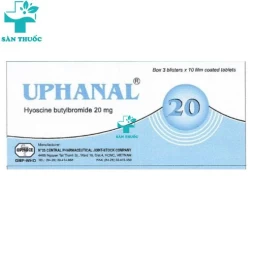 Uphanal 20 - Hyoscin butylbromid 20mg Uphace