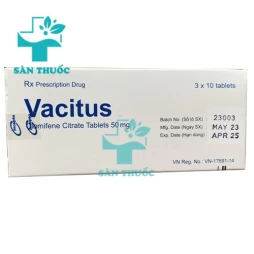 Vacitus - Thuốc điều trị chứng vô sung ở nữ của Ấn Độ