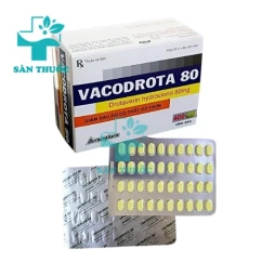 Vacodrota 80 Vacopharm - Thuốc chống co thắt hiệu quả