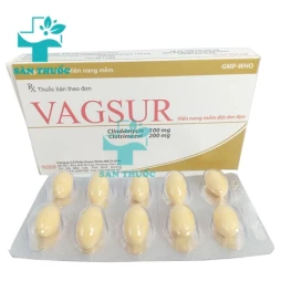 Vagsur - Thuốc đặt trị nấm âm đạo của Medisun