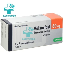 Valsarfast 80 Krka - Thuốc điều trị cao huyết áp, suy tim