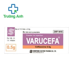 Varucefa 0,5g - Thuốc điều trị nhiễm khuẩn của Shinpoong Daewoo