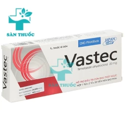  Vastec 20mg - Thuốc điều trị đau thắt ngực hiệu quả