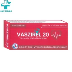 Vaszirel 20 - Trimetazidine dihydrochloride 20mg La Terre France