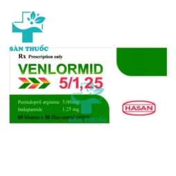 Venlormid 5/1,25 Hasan - Thuốc điều trị tăng huyết áp hiệu quả