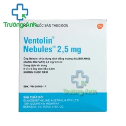 Ventolin Nebules 2,5mg Glaxo - Thuốc điều trị hen phế quản