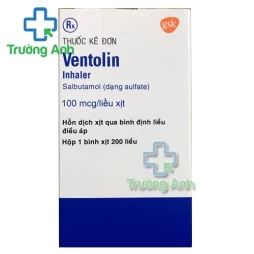 Ventolin Inh.100mcg - Thuốc giúp điều trị các bệnh đường hô hấp hiệu quả