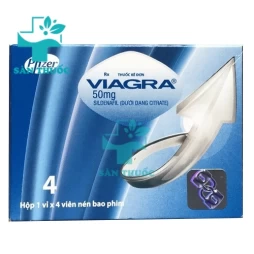 Viagra 50mg Pfizer (4 viên) - Thuốc điều trị rối loạn cương dương