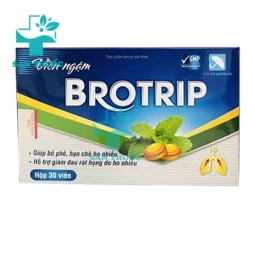 Viên ngậm BROTRIP TPP Frace - Giúp giảm ho, bổ phế hiệu quả