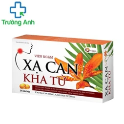 Viên ngậm Xạ can kha tử Vega - Hỗ trợ giảm ho, giảm đờm