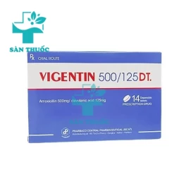 Vigentin 500/125 DT Pharbaco (viên) - Thuốc điều trị nhiễm khuẩn