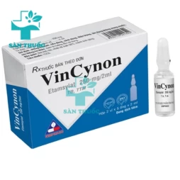Vincynon 250mg/2ml Vinphaco -Thuốc điều trị và phòng chảy máu