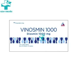 Vinosmin 1000 - Diosmin 1000mg Vinphaco