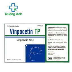 Vinpocetin TP - Thuốc trị rối loạn tuần hoàn máu não của Hataphar