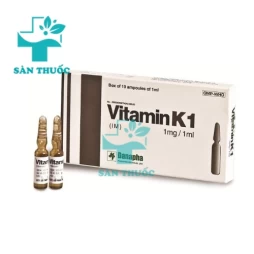 Vitamin K1 1mg/1ml Danapha - Thuốc điều trị thiếu vitamin K