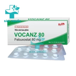 Vocanz 80 - Thuốc làm giảm acid uric cho người bệnh Gout hiệu quả