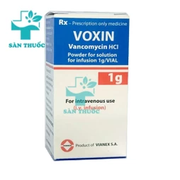 Voxin 1g (Vancomycin) - Thuốc trị nhiễm khuẩn hiệu quả của Hy Lạp