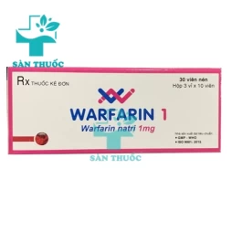 Warfarin 1 SPM - Thuốc chống đông máu kháng vitamin K