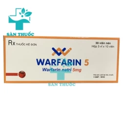 Warfarin 5mg SPM - Phòng huyết khối cho người bệnh phải bất động kéo dài