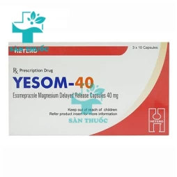 Yesom 40mg - Thuốc điều trị viêm loét dạ dày, tá tràng hiệu quả