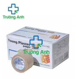 Băng keo cuộn giấy Young Plaster Paper 2.5cm x 5m (brown) của Hàn