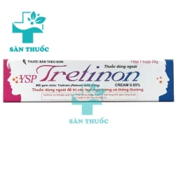 YSP Tretinon cream 0.05% - Thuốc trị mụn trứng cá của Malaysia