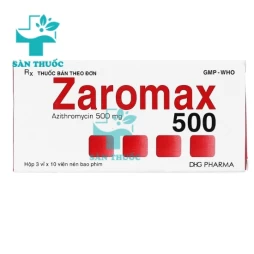 Zaromax 500 - Thuốc điều trị bệnh nhiễm khuẩn hiệu quả