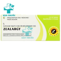 Zealargy Cadila - Thuốc điều trị viêm mũi dị ứng của Ấn Độ
