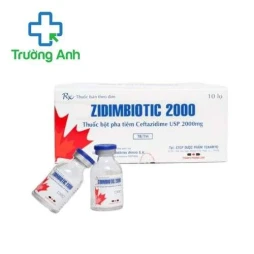 Zidimbiotic 2000 MEDIPHARCO - TENAMYD - Điều trị nhiễm khuẩn rất nặng
