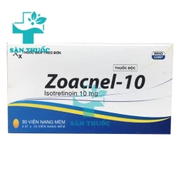 Zoacnel-10 Davipharm - Thuốc trị mụn trứng cá hiệu quả